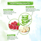 Mamaearth HydraGel Indian Sunscreen with Aloe Vera and Raspberry for Sun Protection | SPF 50 & PA++++ Protection | Shields from UVA & UVB Rays | Tan Protection