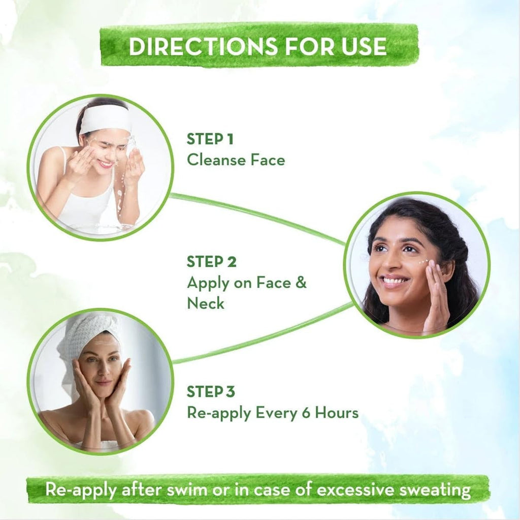 Mamaearth HydraGel Indian Sunscreen with Aloe Vera and Raspberry for Sun Protection | SPF 50 & PA++++ Protection | Shields from UVA & UVB Rays | Tan Protection