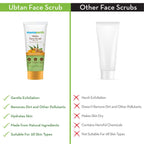 Mamaearth Ubtan Scrub For Face with Turmeric & Walnut for Tan Removal - 100g
