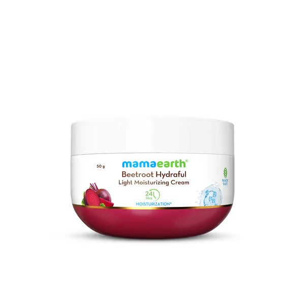 Beetroot Hydraful Light Moisturizing Cream with Beetroot & Hyaluronic Acid for Hydrated Pink Glow - 50 g