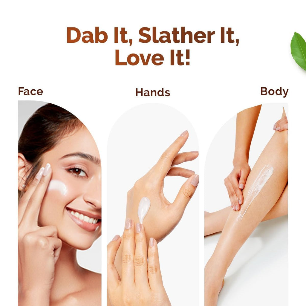 Mamaearth Vitamin C Daily Glow Light Moisturizing Cream with Vitamin C & Turmeric 200g | For Face, Hand & Body | 24H Moisturization