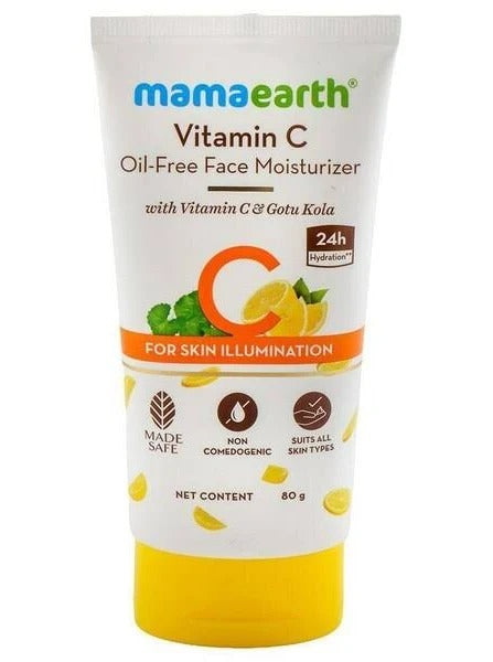 Vitamin C Oil-Free Moisturizer For Face with Vitamin C and Gotu Kola for Skin Illumination - 80 g