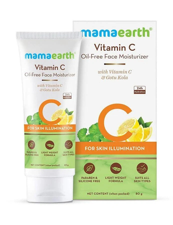 Vitamin C Oil-Free Moisturizer For Face with Vitamin C and Gotu Kola for Skin Illumination - 80 g