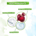 Mamaearth Beetroot Daily Glow Face Cream With Beetroot & Hyaluronic Acid - 80 g | Gives Hydrated Pink Glow | Gives Instant Brightening Effect