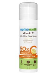 Mamaearth Daily Glow Face Serum With Vitamin C & Turmeric for Radiant Skin (30 ml)
