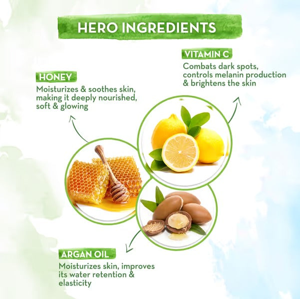 Vitamin C Bamboo Sheet Mask with Vitamin C and Honey for Skin Illumination - 25 g