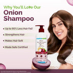 Mamaearth Onion Shampoo For Hair Fall Control & Hair Growth With Onion & Plant Keratin
