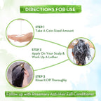 Rosemary Anti-Hair Fall Shampoo with Rosemary & Methi Dana for Reducing Hair Loss & Breakage - 400 ml