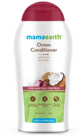Mamaearth Onion Conditioner for Hair Growth & Hair Fall Control with Coconut Oil (100 ml)