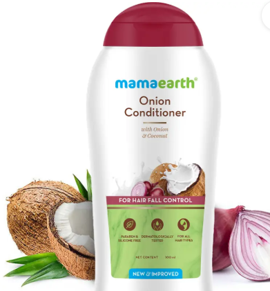 Mamaearth Onion Conditioner for Hair Growth & Hair Fall Control with Coconut Oil (100 ml)