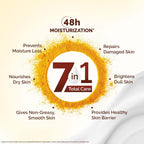 Mamaearth Ubtan Moisturizing Body Lotion with Turmeric & Saffron for Glowing Skin | 48 Hrs Moisturization | Nourishes Dry Skin | 7 in1 Total Care
