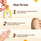 Mamaearth Ubtan Moisturizing Body Lotion with Turmeric & Saffron for Glowing Skin | 48 Hrs Moisturization | Nourishes Dry Skin | 7 in1 Total Care