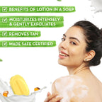 Mamaearth Ubtan Moisturizing Lotion Soap 125 g (Pack of 4) | Removes Tan | Benefits of Lotion in a soap | Gently Exfoliates & Deeply Cleanses