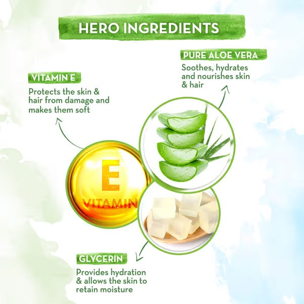 Aloe Vera Gel for Skin and Hair - 300ml