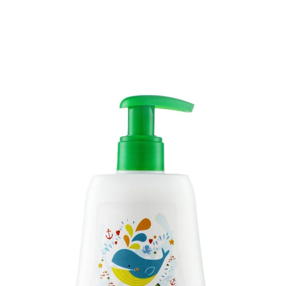 Mamaearth Deeply Nourishing Body Wash For Babies - 400 ml | Infused with Coconut Oil, Orange Essential Oil & Aloe Vera Extract | Deeply Nourishing