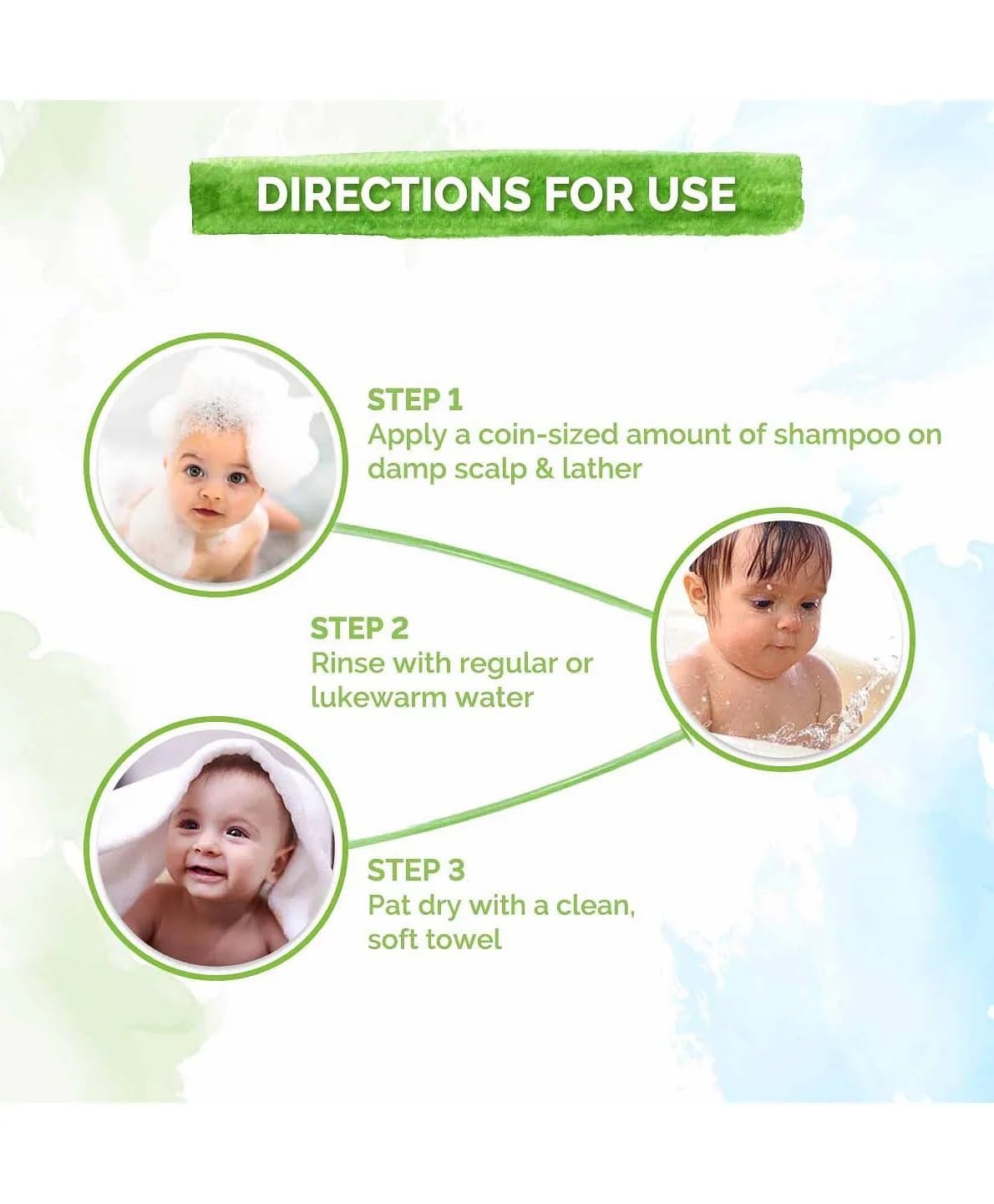 Mamaearth Gentle Cleansing Shampoo for Babies | Infused with Coconut, Jojoba Oil, Calendula Extract & Aloe Vera Extract | Tear-Free Natural Shampoo | 400 ml