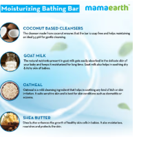 Mamaearth Moisturizing Baby Bathing Soap Bar (Value Pack 75gm x 2)