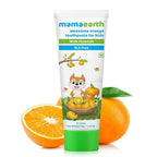 Mamaearth Natural Toothpaste For Cleanses Cavity,Plaque Repairing, Orange Flavour, SLS Free, With 750 Ppm Fluoride, 4+ Years, Plant Based
