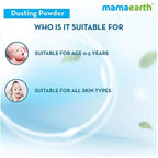 Mamaearth dusting powder with organic oatmeal & arrowroot powder for Babies, 150g