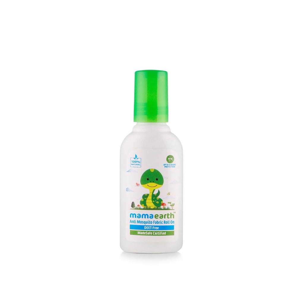 Mamaearth Anti Mosquito Fabric Roll On for Indoor & Outdoor use, Mosquito Repellent, DEET Free, Protects from Dengue, Malaria & Chikungunya,Safe for babies-8ml