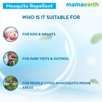 Mamaearth Anti Mosquito Fabric Roll On for Indoor & Outdoor use, Mosquito Repellent, DEET Free, Protects from Dengue, Malaria & Chikungunya,Safe for babies-8ml