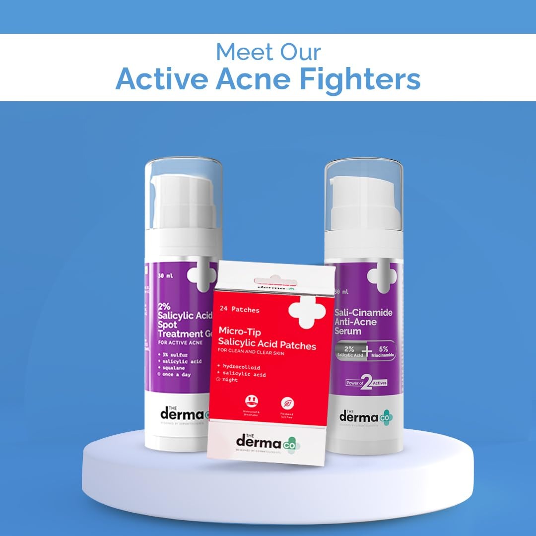 The Derma Co 2% Sali-Cinamide Anti-Acne Face Wash | With 2% Salicylic Acid & 2% Niacinamide I Treats Active Acne & Fades Acne Marks I For Oily