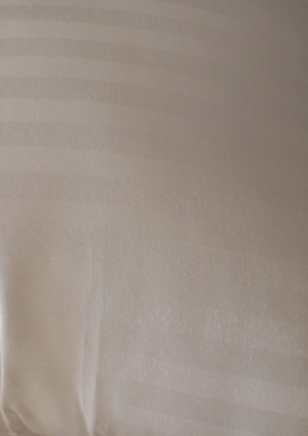 Luxury Satin Stripes Premium Pillow in White, Breathable pillow ,Durable pillow ,Easy care pillow, Lightweight pillow