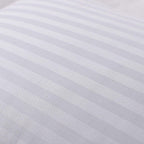 Cushion Pillow - Luxury Satin Stripes Premium Pillow in White, Breathable pillow ,Durable pillow ,Easy care pillow, Lightweight pillow,