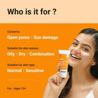 Pore Minimizing Priming Sunscreen with SPF 50 & PA+++ For Open Pores & UVA/UVB Protection - 50g