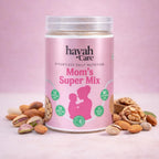 Hayah Care Mom’s Super Mix – Premium Nutrition Powder for Mothers,3 Rich Nuts & Seeds Powder , Traditional Homemade Health Mix for Daily Energy, (830 gm)