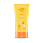 Aqualogica Glow+ Dewy Sunscreen Gel SPF 50 PA++++ with Papaya & Vitamin C | For Dry, Sensitive, Oily & Combination Skin | UVA/B & Blue Light Protection 30g