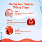 Aqualogica Detan+ Smoothie Face Wash with Glycolic Acid & Cherry Tomato for Men & Women for Tan removal, Hydrates & Gentle Exfoliates -Oily, Dry