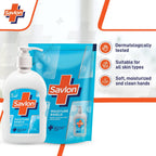 Savlon Moisture Shield Germ Protection Liquid Handwash 200ml pump + 175ml refill pouch combo,Germ Protection, Moisture Shield  Handwash , Aloe Vera  Soft Hands
