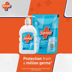Savlon Moisture Shield Germ Protection Liquid Handwash 200ml pump + 175ml refill pouch combo,Germ Protection, Moisture Shield  Handwash , Aloe Vera  Soft Hands