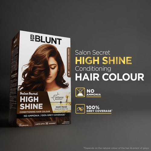 BBLUNT  High Shine Conditioning Hair Colour - Coffee Natural Brown