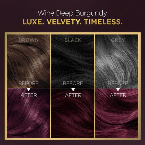 BBLUNT Salon Secret High Shine Conditioning Hair Colour 130g - Wine Deep Burgundy