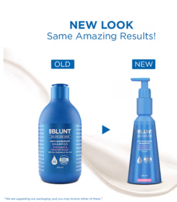 BBlunt Anti-Dandruff Shampoo With Oil Control Technology For Clear & Healthy Scalp (300ml)