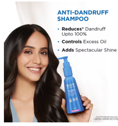 BBlunt Anti-Dandruff Shampoo With Oil Control Technology For Clear & Healthy Scalp (300ml)