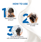 BBlunt Anti-Dandruff Shampoo With Oil Control Technology For Clear & Healthy Scalp (300ml)