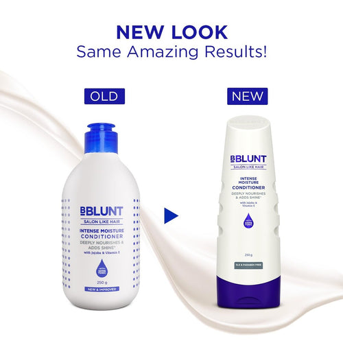 BBLUNT Intense Moisture Conditioner With Vitamin E & Jojoba For Dry & Frizzy Hair - 250 Grams