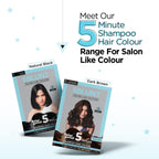 BBlunt 5 Minute Shampoo Hair Colour For 100% Grey Coverage - Chocolate Dark Brown