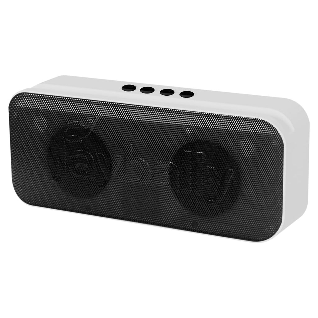1200mAh Portable Wireless Bluetooth Speaker, 10W HD Sound, RGB Lights, TWS Connectivity, Bluetooth v5.3, Type C Charging Port (AST-3304, Black & White)