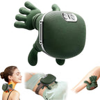 Bionic Heated Massager, Wireless Portable Shiatsu Neck, Back and Leg Massager, Electric Deep Tissue handlend 4D Kneading Massage, Human Hand Design for Blood Circulation, Pain Relief and Muscle Relaxation.