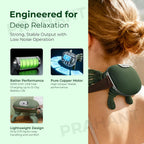 Bionic Heated Massager, Wireless Portable Shiatsu Neck, Back and Leg Massager, Electric Deep Tissue handlend 4D Kneading Massage, Human Hand Design for Blood Circulation, Pain Relief and Muscle Relaxation.