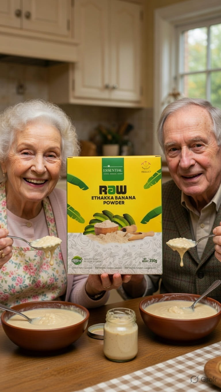 Essential Raw Ethakka Banana Powder – 250g