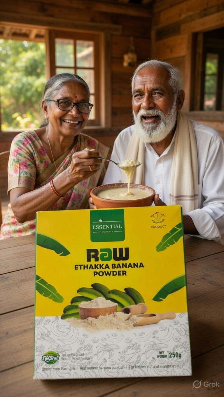 Essential Raw Ethakka Banana Powder – 250g