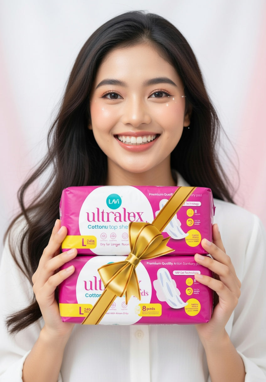 Ultralux cotton sanitary pad L Bogo | 16 unit |