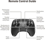 Combat Aircraft Drone RC Fighter Jet - Remote Control Airplane | Easy-to-Fly Stable Jet for Kids | LED Lights, 360° Floating Fighter Plane.