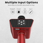 LANDMARK BT55 Wireless Karaoke Microphone (Red)