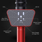 LANDMARK BT55 Wireless Karaoke Microphone (Red)